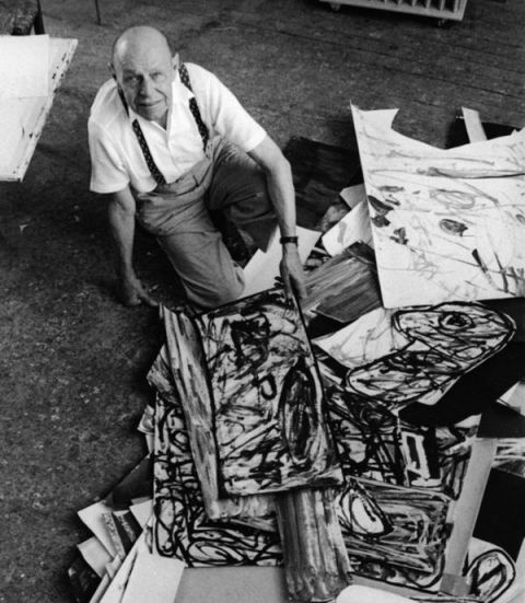 Jean Dubuffet (detalhe), 1976, © Archives Fondation Dubuffet, Paris, Photo Kurt Wyss
