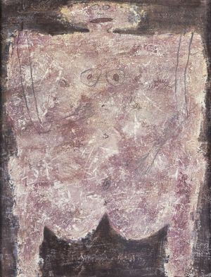 Corpo de mulher — mesa de açougueiro, óleo sobre tela, 1950, 116 x 89 cm