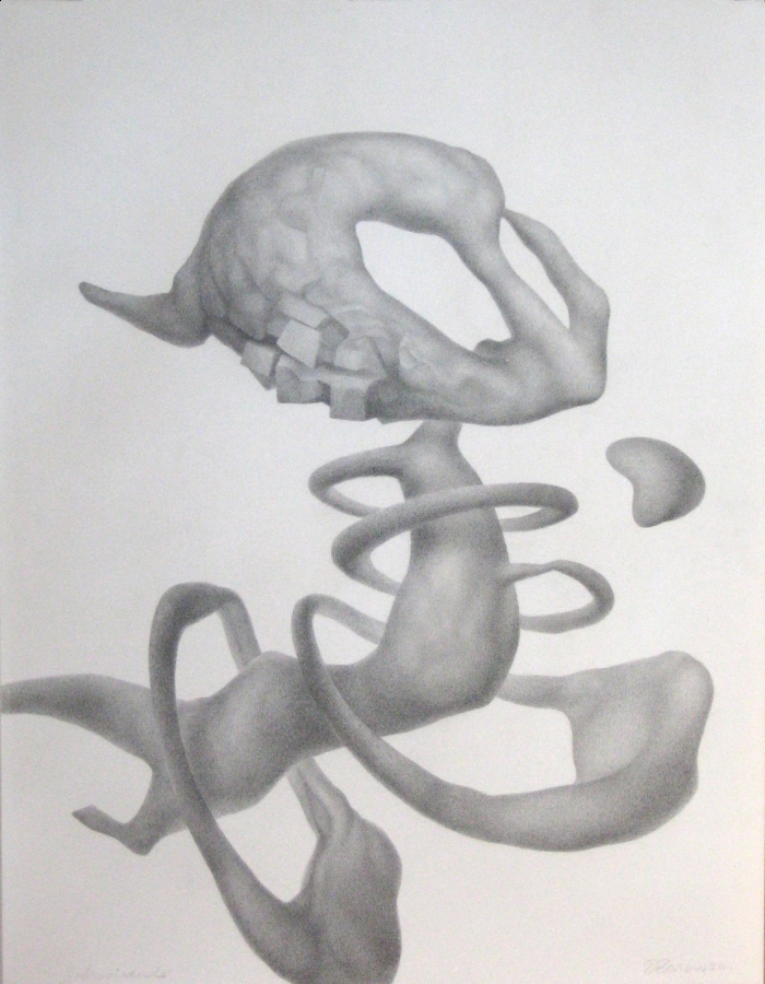 Desenho de Daltro Borowski, lápis grafite sobre papel