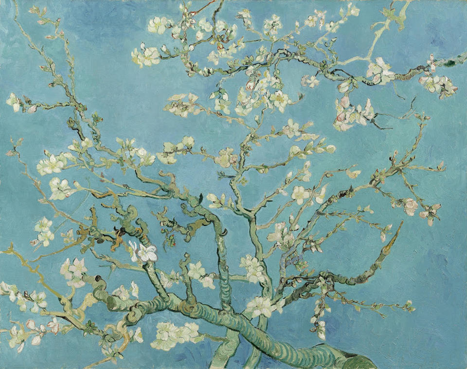 Flores de Amendoeira, pintura de Van Gogh